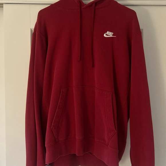 Nike Other - Nike Red Sweatshirt Hoodie Athletic Wear